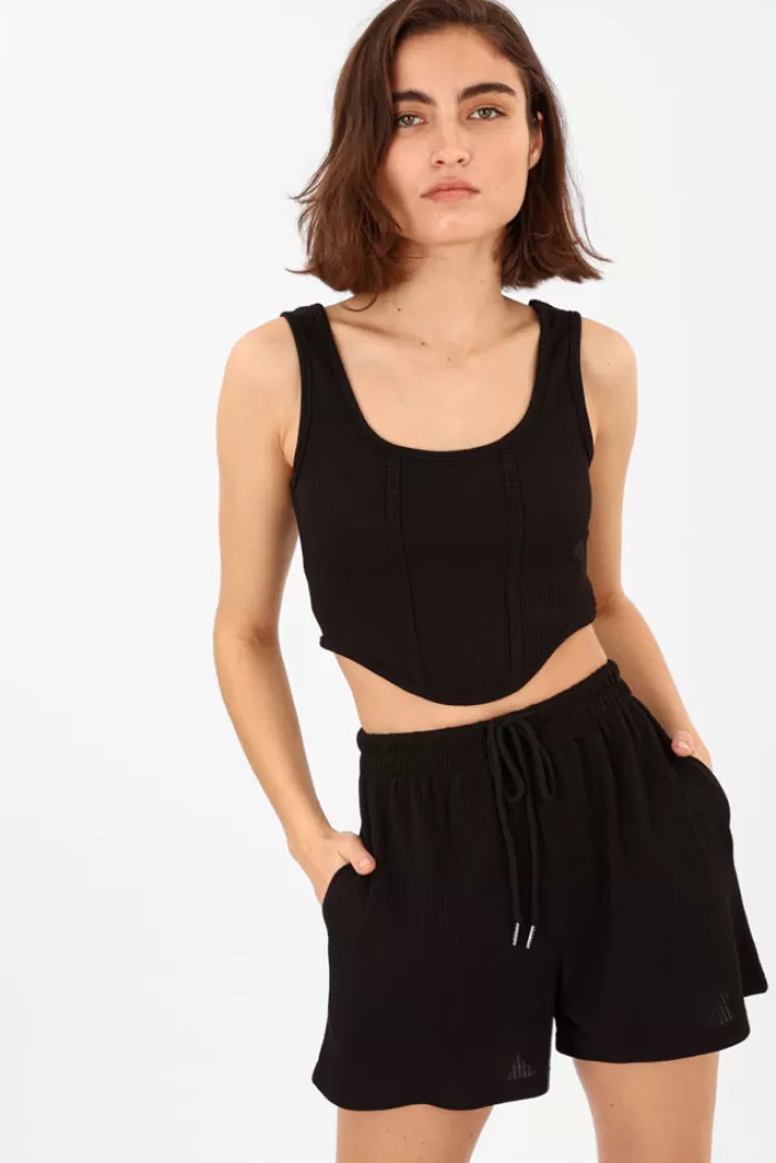 Silk & Salt a short -  black