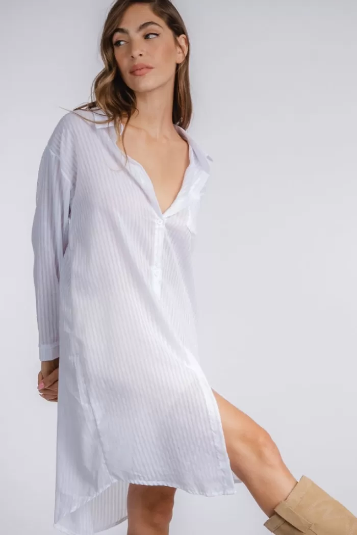 Silk & Salt adeline button-down shirt