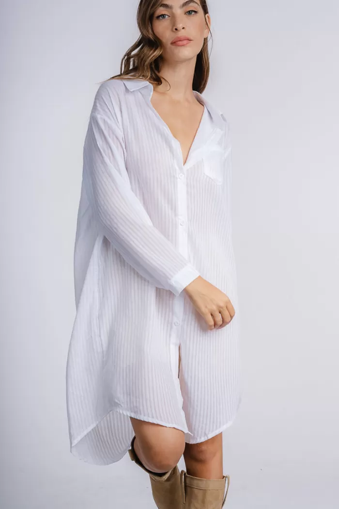 Silk & Salt adeline button-down shirt