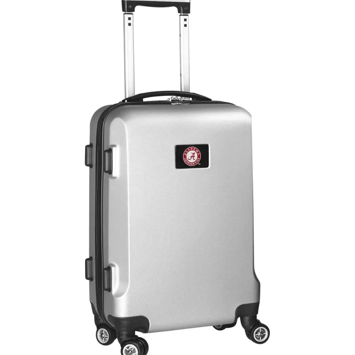 Silk & Salt Alabama Crimson Tide 20 8-Wheel Hardcase Spinner Carry-On - Silver