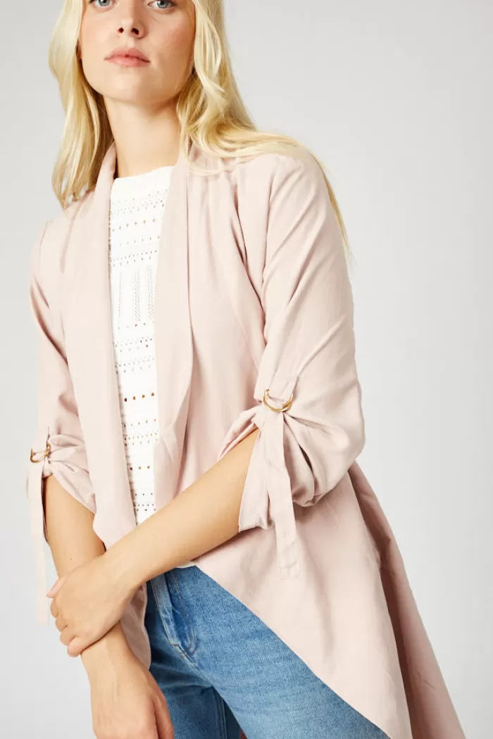 Silk & Salt alexia coat - pink