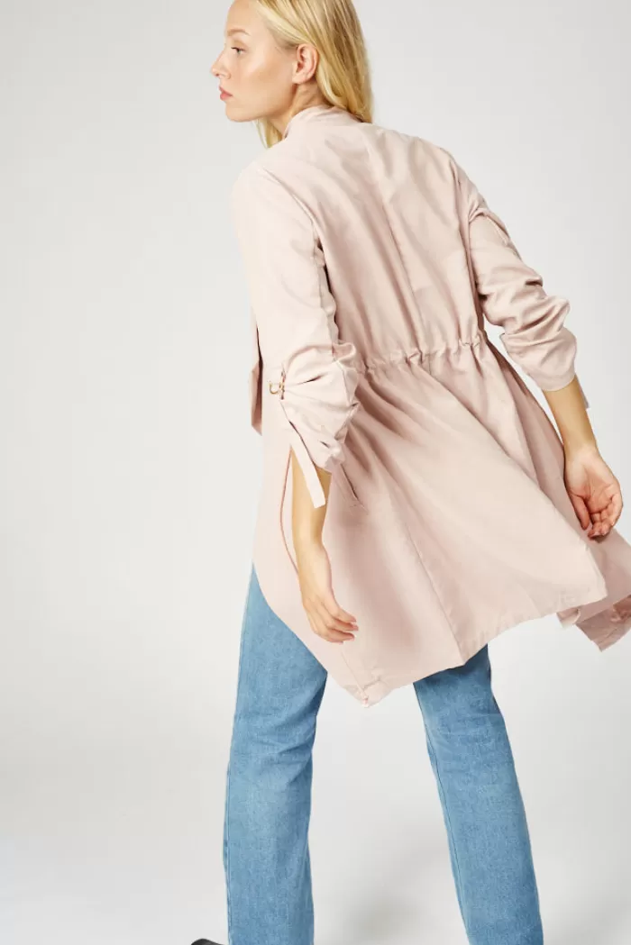 Silk & Salt alexia coat - pink