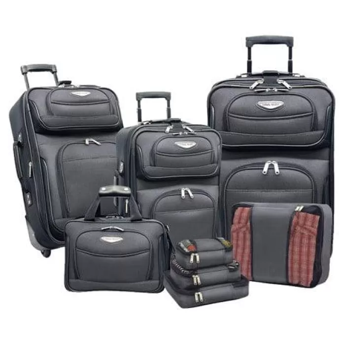 Silk & Salt Amsterdam II 8-Piece LuggaSet 9x6.5x413x10.5x415x11x625x16x9; 29x18x10