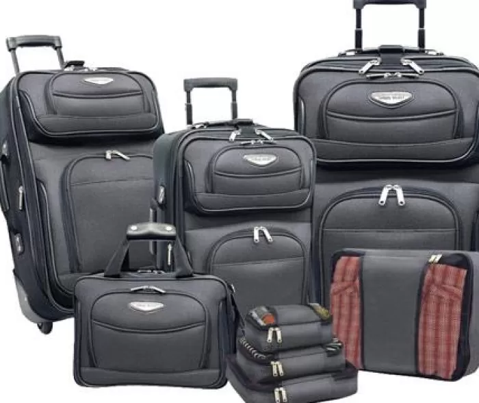 Silk & Salt Amsterdam II 8-Piece LuggaSet 9x6.5x413x10.5x415x11x625x16x9; 29x18x10