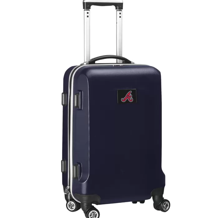 Silk & Salt Atlanta Braves 20 8-Wheel Hardcase Spinner Carry-On - Navy