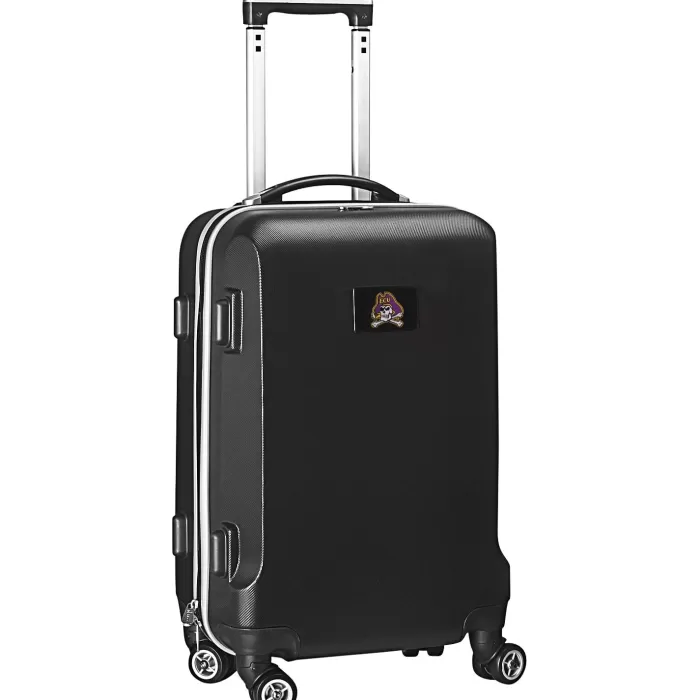 Silk & Salt Black East Carolina Pirates 20 8-Wheel Hardcase Spinner Carry-On