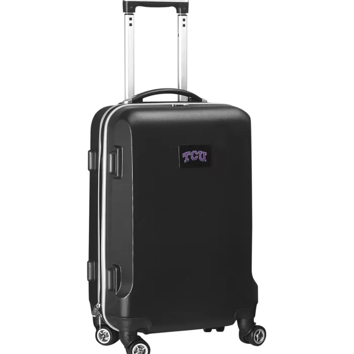 Silk & Salt Black TCU Horned Frogs 20 8-Wheel Hardcase Spinner Carry-On