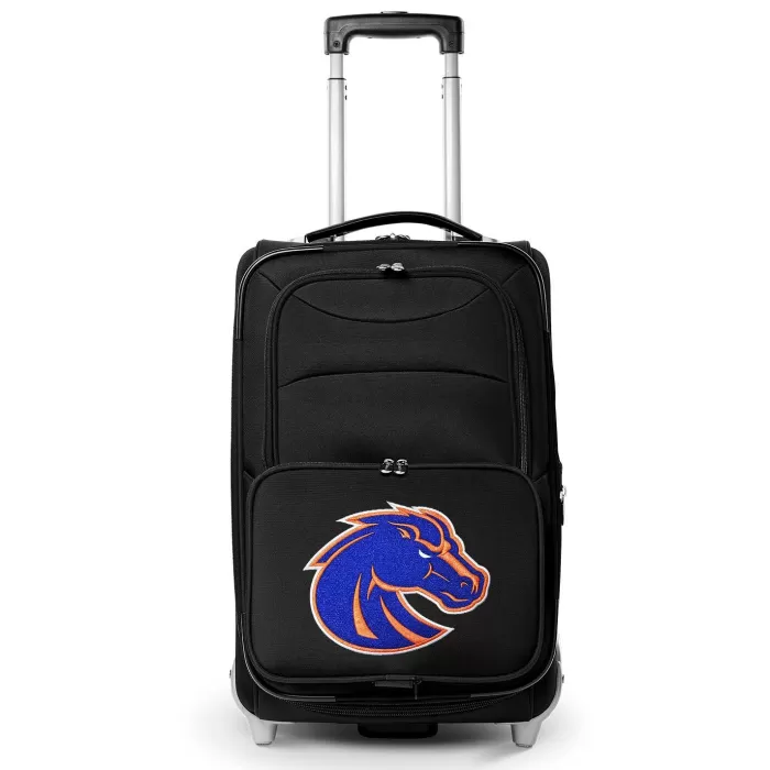 Silk & Salt Boise State Broncos 21 Softside Rolling Carry-On Suitcase - Black