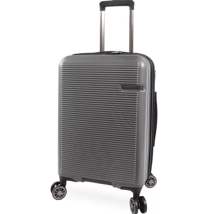 Silk & Salt Brookstone Nelson 21 Hardside Carry-On Spinner- CHARCOAL