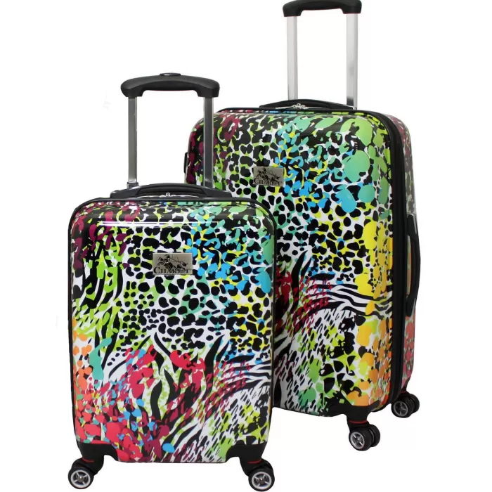 Silk & Salt Chariot 2-Piece 20 and 25 Hardside Lightweight Spinner LuggaSet - Safari