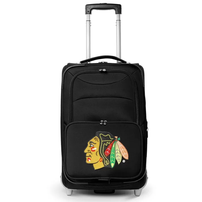 Silk & Salt Chicago Blackhawks 21 Rolling Carry-On Suitcase