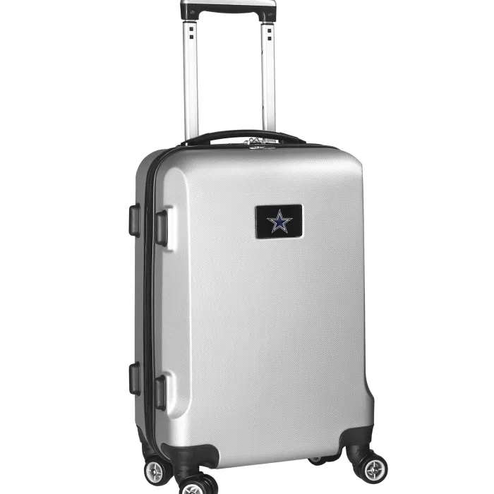 Silk & Salt Dallas Cowboys 20 8-Wheel Hardcase Spinner Carry-On - Silver