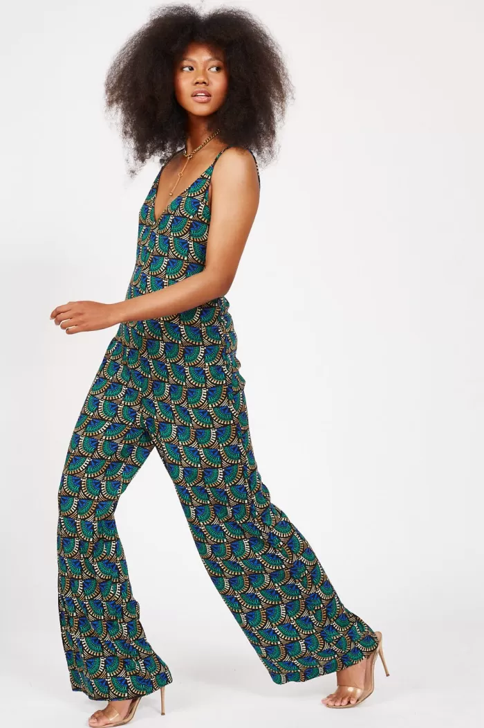 Silk & Salt dangerously in love jumpsuit - peacock