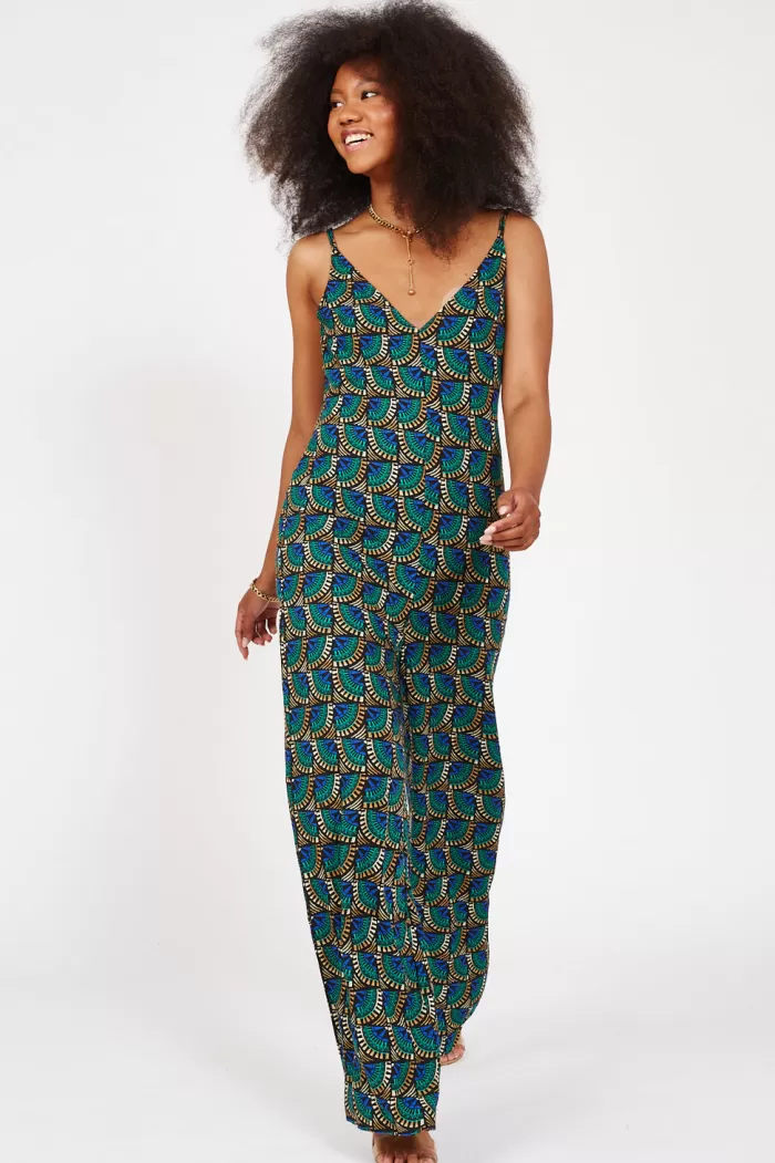 Silk & Salt dangerously in love jumpsuit - peacock