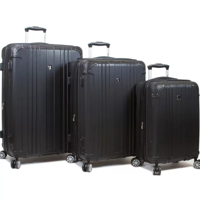 Silk & Salt Dejuno Kingsley Generation 3-Piece Hardside Spinner LuggaSet - Black