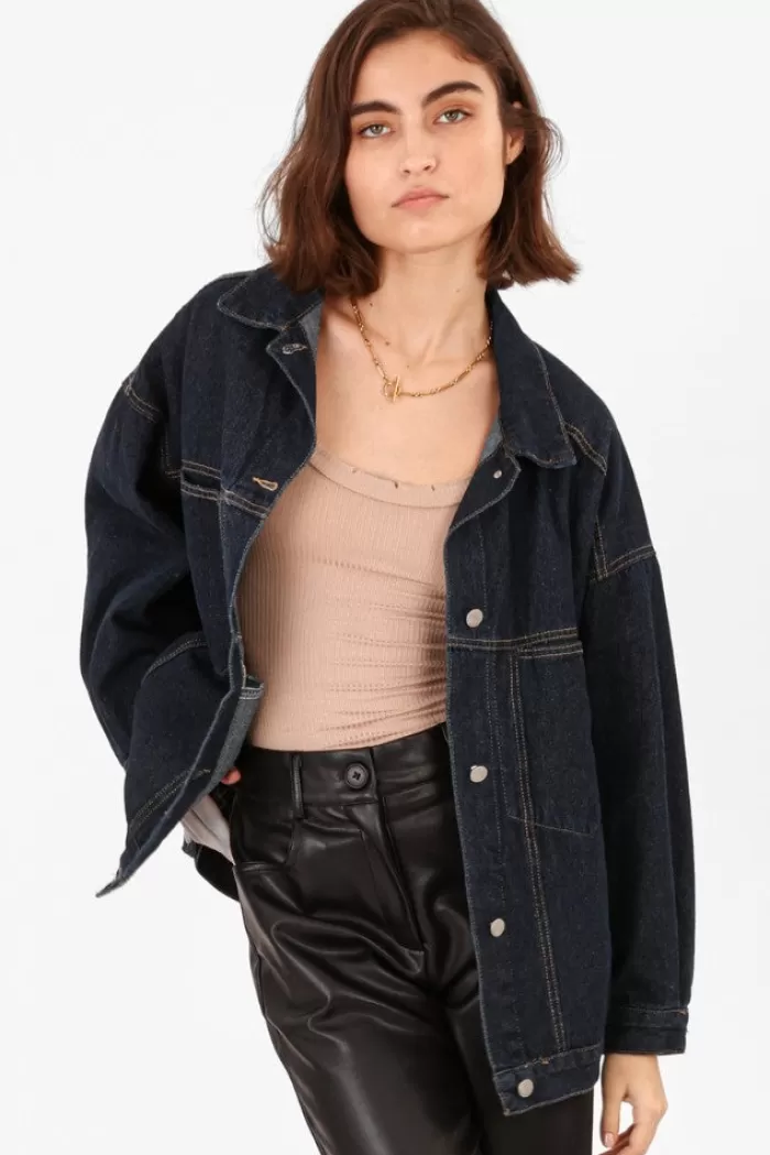 Silk & Salt denim jacket - dark blue