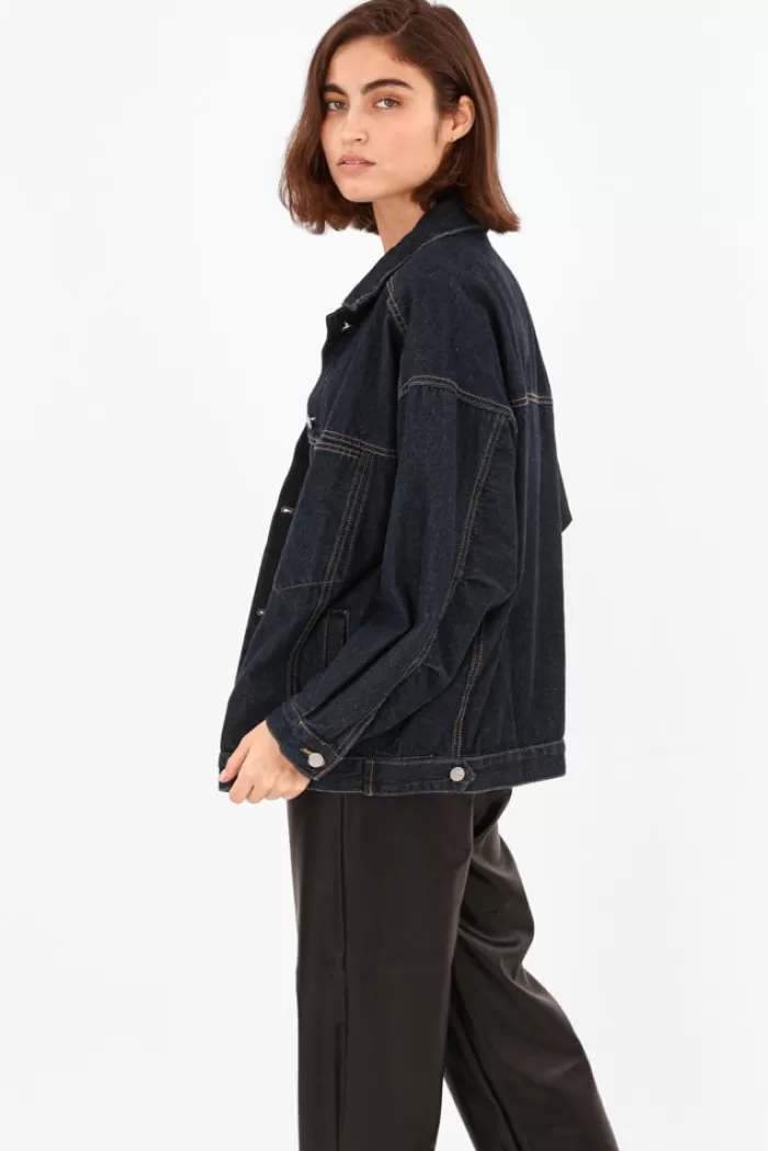 Silk & Salt denim jacket - dark blue