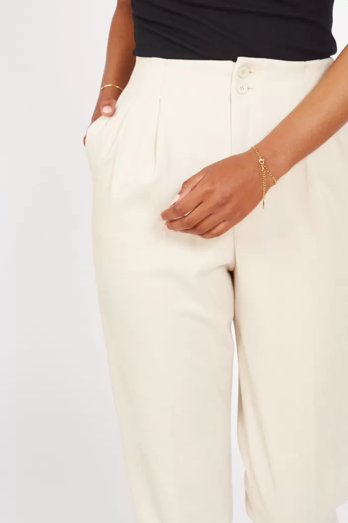 Silk & Salt down to earth pants - apricot