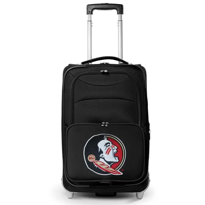 Silk & Salt Florida State Seminoles 21 Softside Rolling Carry-On Suitcase - Black