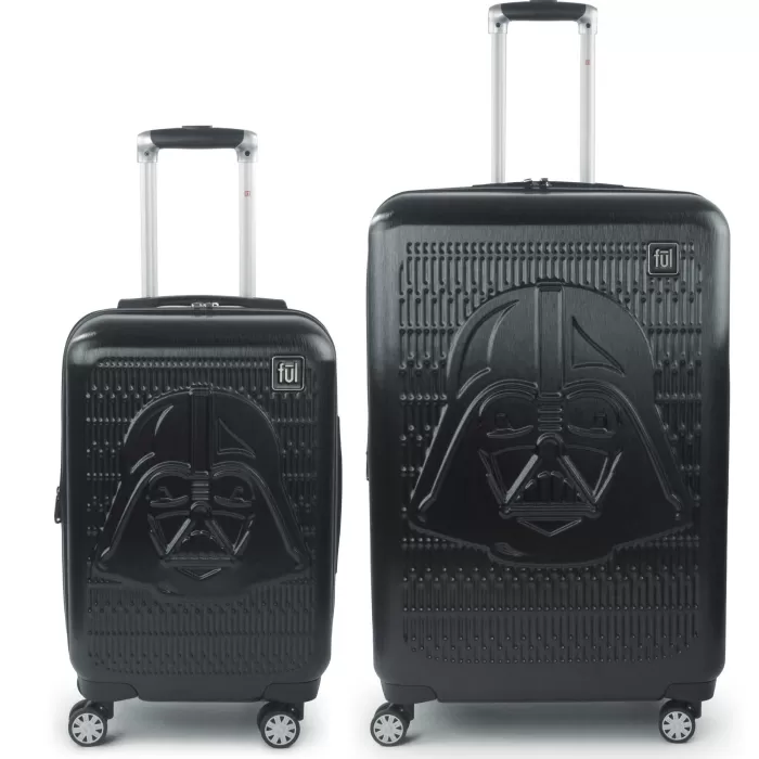 Silk & Salt FUL Star Wars Darth Vader Embossed 2 Piece LuggaSet Black