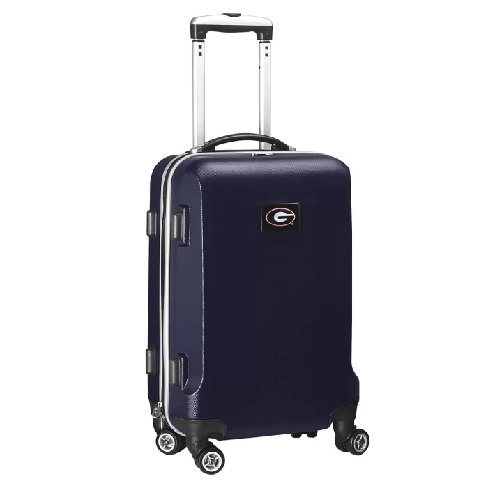 Silk & Salt Georgia Bulldogs 21 8-Wheel Hardcase Spinner Carry-On - Navy