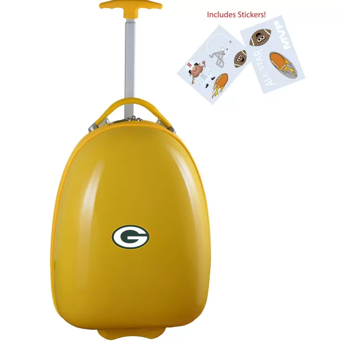 Silk & Salt Green Bay Packers Youth Wheeled Lugga- Yellow