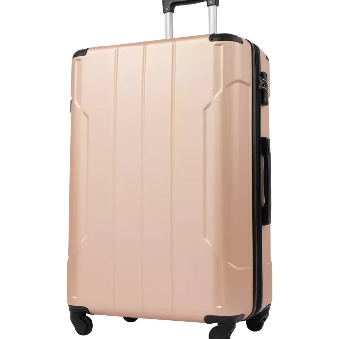 Silk & Salt Hardside LuggaSpinner Suitcase with TSA Lock Lightweight Expandable 28