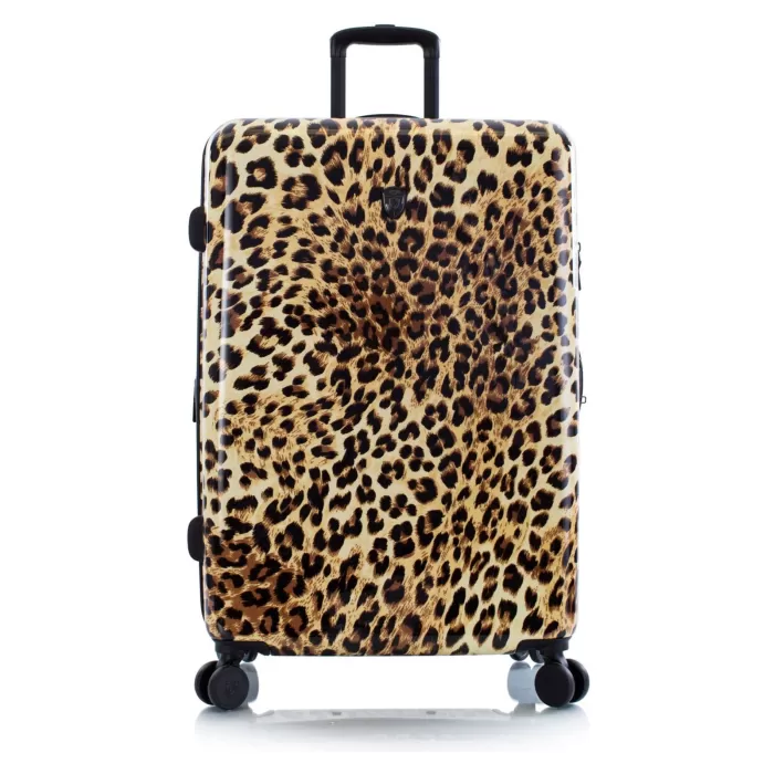 Silk & Salt Heys America Brown Leopard 3-Piece Hardside Spinner LuggaSet