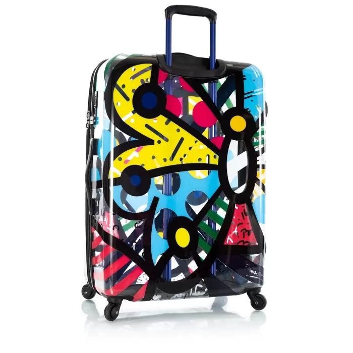 Silk & Salt Heys Britto Transparent Butterfly Hardside 30 Spinner Check in Luggage