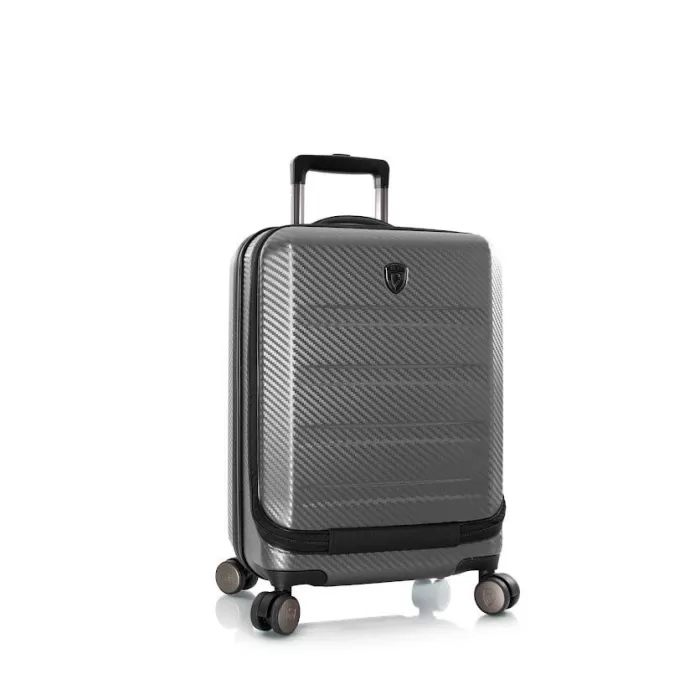 Silk & Salt Heys EZ Access 2.0 Charcoal 21 Carry on Hardside Spinner Luggage