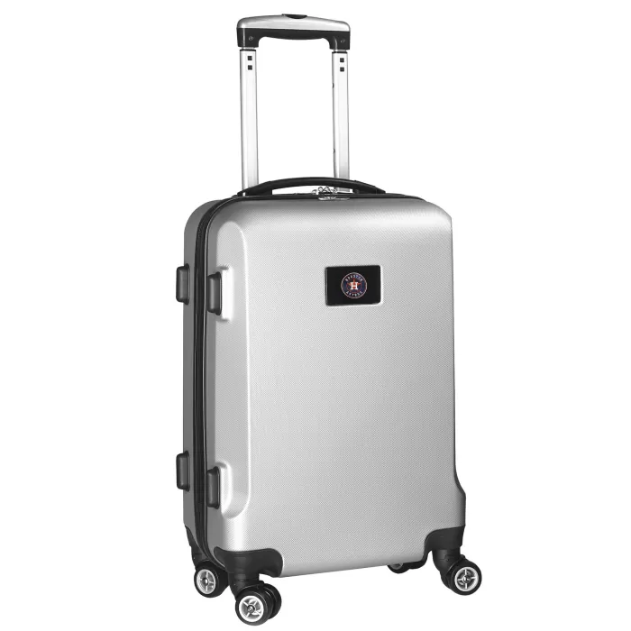 Silk & Salt Houston Astros 20 8-Wheel Hardcase Spinner Carry-On - Silver