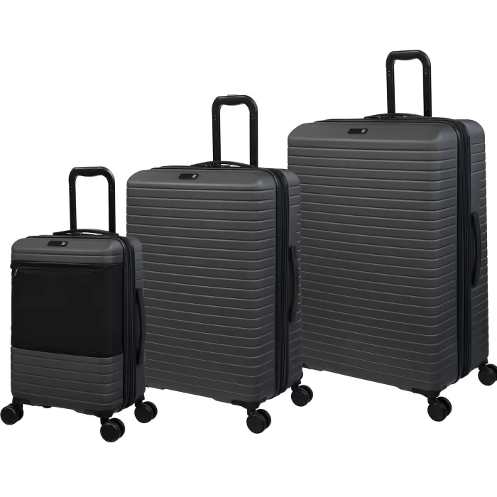 Silk & Salt it luggaAttuned 3 Piece Hardside 8 Wheel Expandable Spinner Set