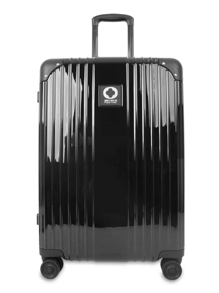 Silk & Salt J World Nova Polycarbonate 24 Inch Spinner Luggage