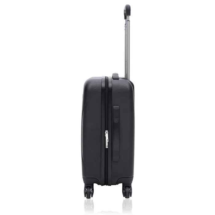 Silk & Salt Jetstream 2 Piece Hardside Carry-On Spinner LuggaSet (Black)