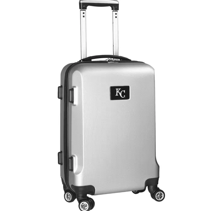 Silk & Salt Kansas City Royals 21 8-Wheel Hardcase Spinner Carry-On - Silver