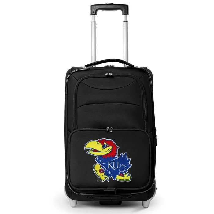 Silk & Salt Kansas Jayhawks 21 Rolling Carry-On Suitcase