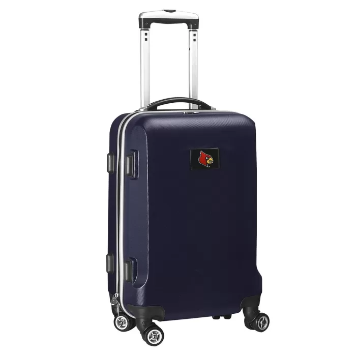 Silk & Salt Louisville Cardinals 20 8-Wheel Hardcase Spinner Carry-On - Navy