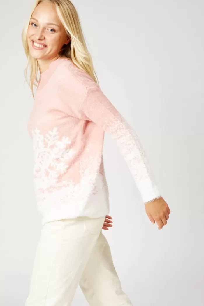 Silk & Salt love like this sweater - pink