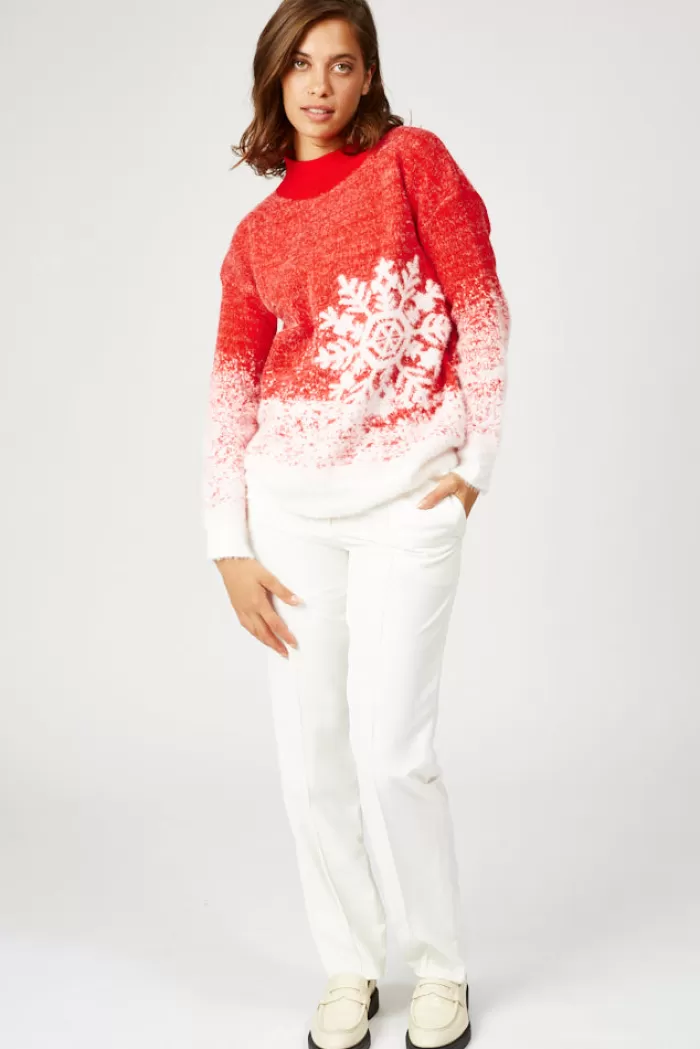 Silk & Salt love like this sweater - red