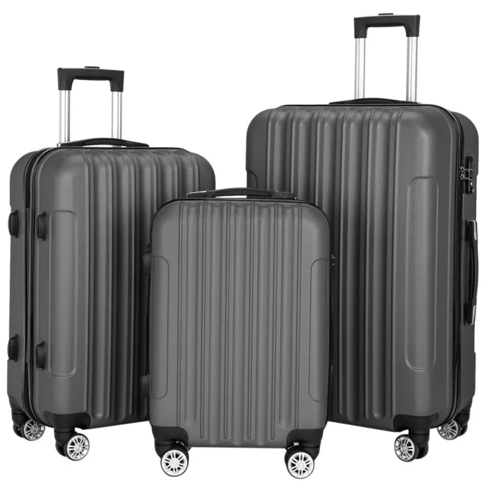 Silk & Salt Lowestbest 3-in-1 Multifunctional LuggaSet LarCapacity Traveling StoraSuitcase