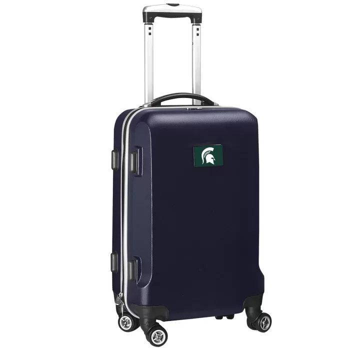 Silk & Salt Michigan State Spartans 20 8-Wheel Hardcase Spinner Carry-On - Navy