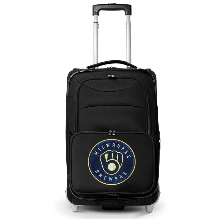 Silk & Salt Milwaukee Brewers 21 Rolling Carry-On Suitcase