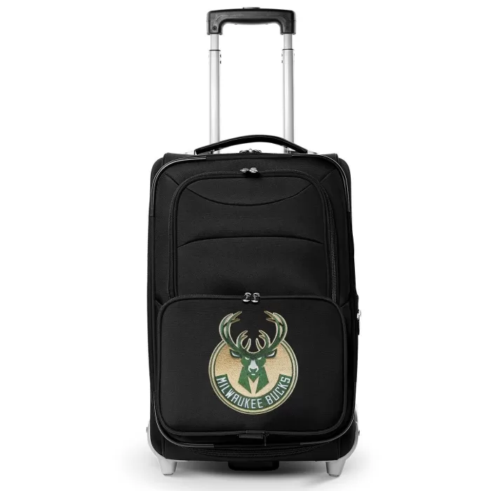 Silk & Salt Milwaukee Bucks 21 Rolling Carry-On Suitcase