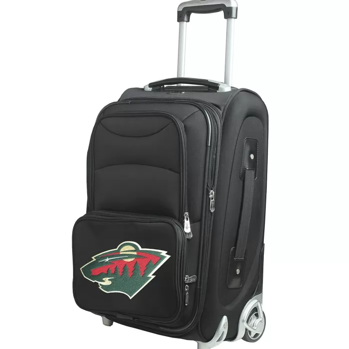 Silk & Salt Minnesota Wild 21 Soft Side Spinner Nylon Carry-On Lugga- Black