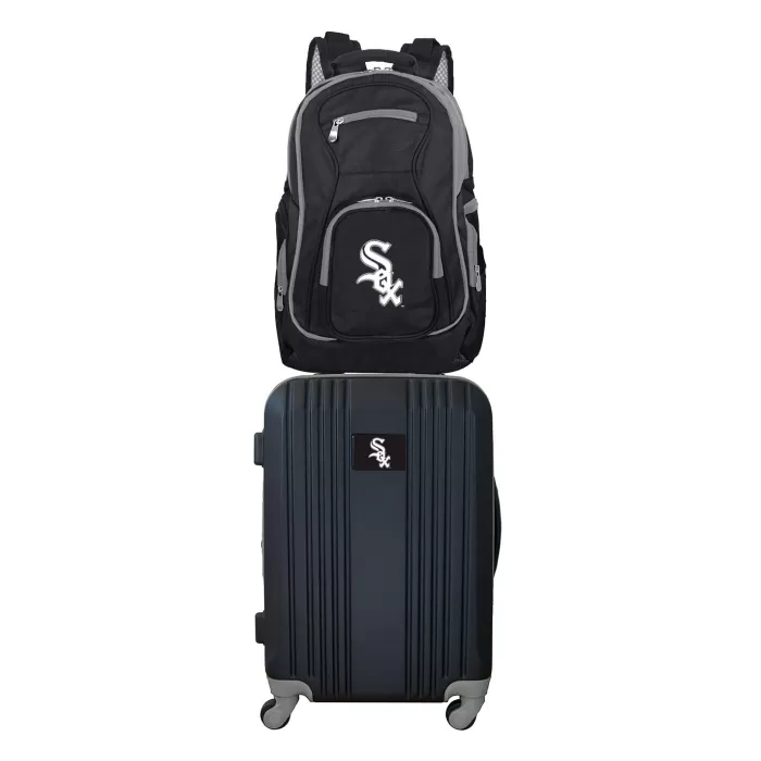 Silk & Salt MLB Chicago White Sox 2-Piece Luggaand Backpack Set