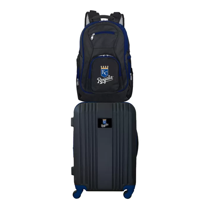 Silk & Salt MLB Kansas City Royals 2-Piece Luggaand Backpack Set