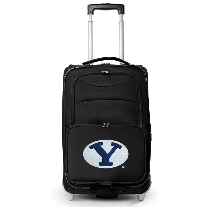 Silk & Salt MOJO Black BYU Cougars 21 Softside Rolling Carry-On Suitcase