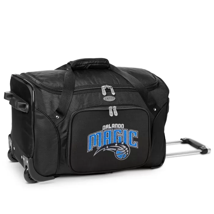 Silk & Salt MOJO Black Orlando Magic 22 2-Wheeled Duffel Bag