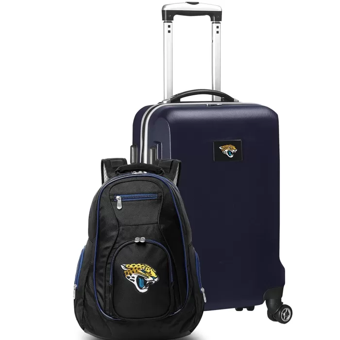 Silk & Salt MOJO Navy Jacksonville Jaguars 2-Piece Backpack ampCarry-On Set