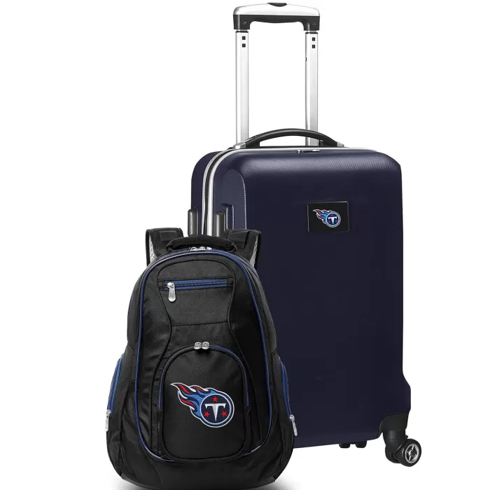 Silk & Salt MOJO Navy Tennessee s 2-Piece Backpack ampCarry-On Set